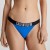 Calvin Klein γυναικείο μαγιό bottom brazilian σε μπλε ρουά χρώμα,κανονική γραμμή,100%polyester KW0KW01984 C4X